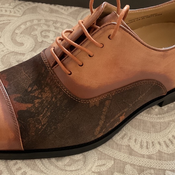 Stylish Brown and Tan Oxford Shoes